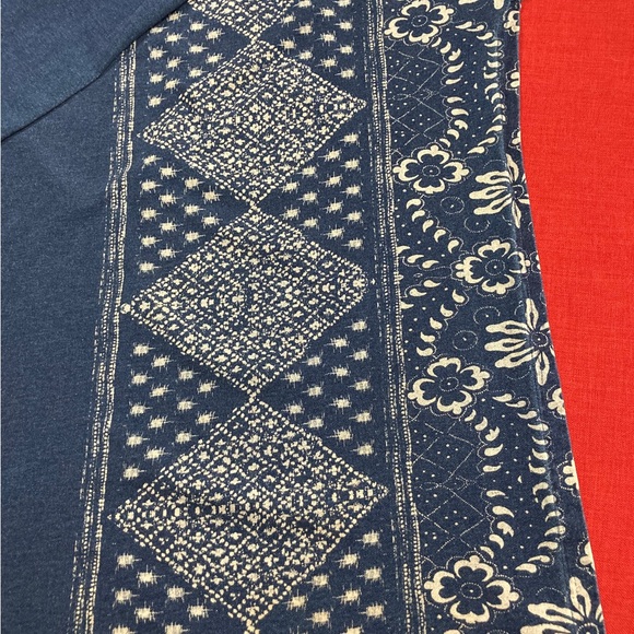 Free People FP Movement  Shibori Swing Cardigan Hoodie Indigo SZ M - Picture 11 of 14